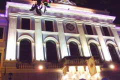 Palasthotel bei Nacht in Czernowitz
